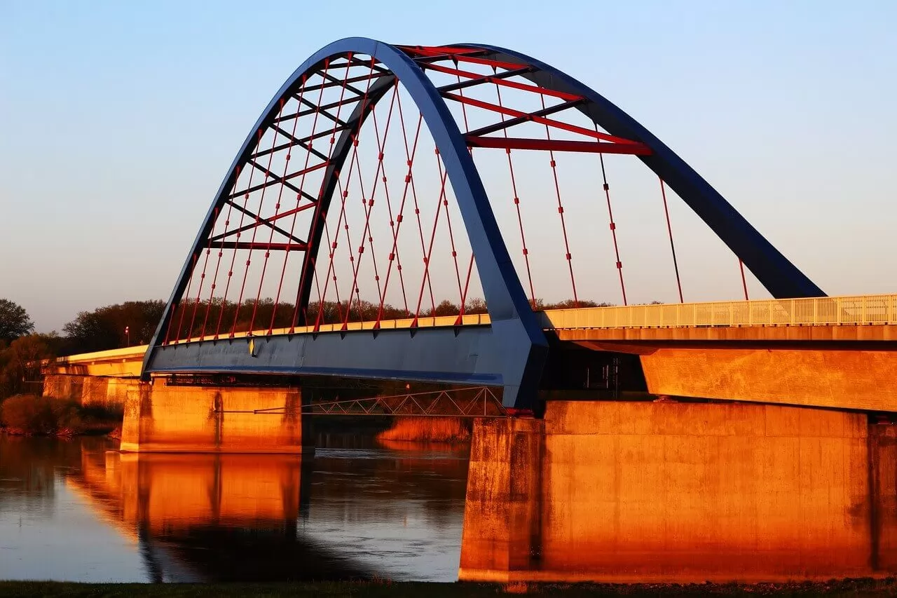 bagian jembatan rangka baja