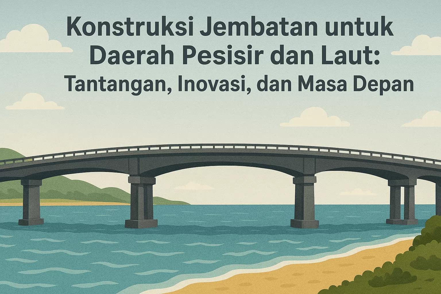 Konstruksi Jembatan untuk Daerah Pesisir dan Laut: Tantangan, Inovasi, dan Masa Depan