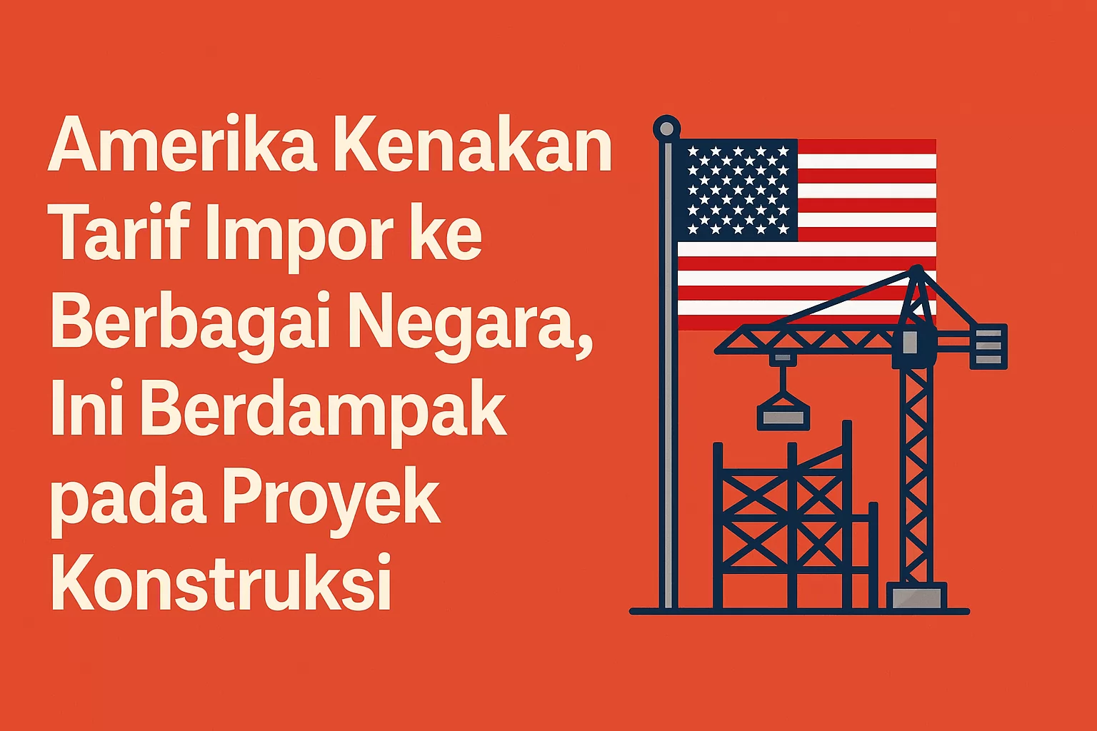 Amerika Kenakan Tarif Impor ke Berbagai Negara, Ini Berdampak pada Proyek Konstruksi
