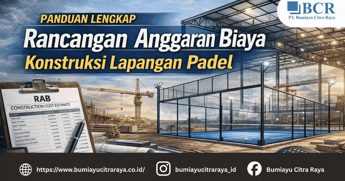 Panduan Lengkap Rancangan Anggaran Biaya Konstruksi Lapangan Padel
