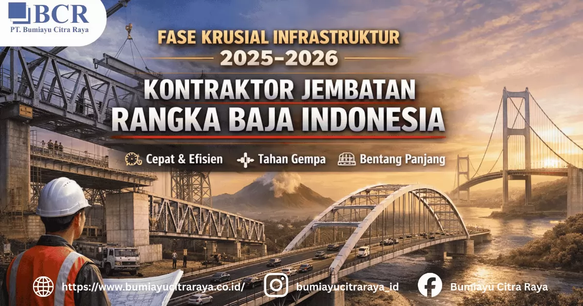Kontraktor Jembatan Rangka Baja Indonesia: Solusi Infrastruktur Kokoh dari PT Bumiayu Citra Raya